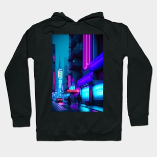 Neon Nightscape Tokyo Hoodie